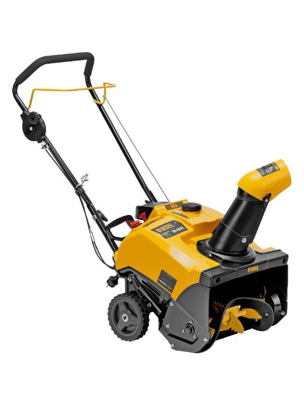 Снегоотбрасыватель Denzel SB 460 E  99cc, шнек SnowCrusher  (97649)