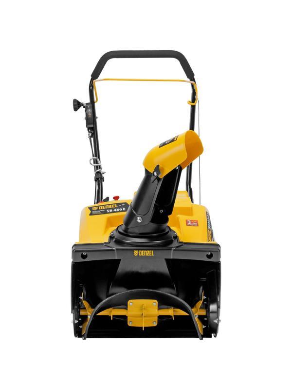 Снегоотбрасыватель Denzel SB 460 E  99cc, шнек SnowCrusher  (97649)