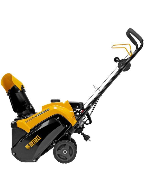 Снегоотбрасыватель Denzel SB 460 E  99cc, шнек SnowCrusher  (97649)