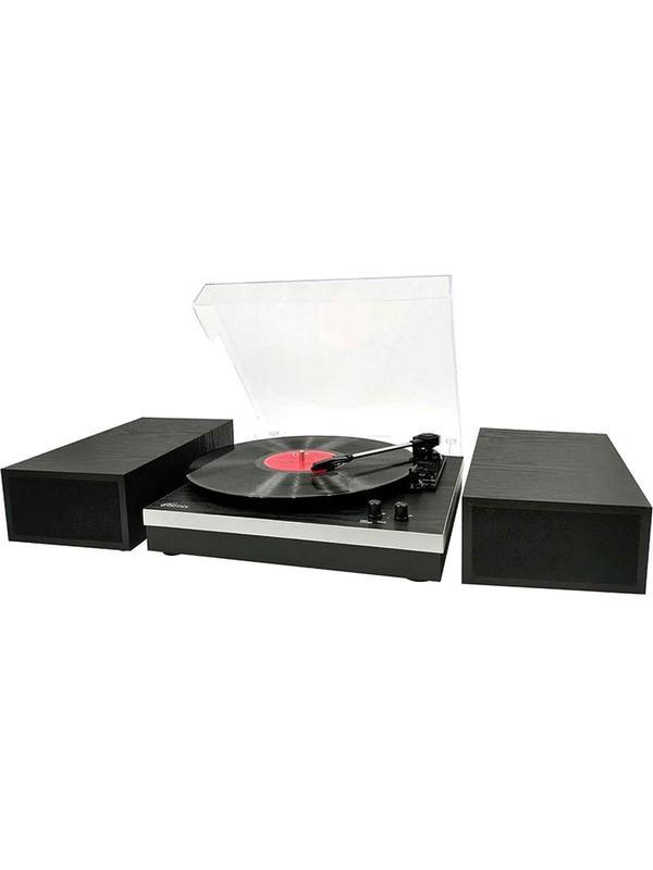 Виниловый проигрыватель Ritmix LP-380B Black Wood, Bluetooth, колонки