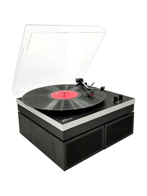 Виниловый проигрыватель Ritmix LP-380B Black Wood, Bluetooth, колонки