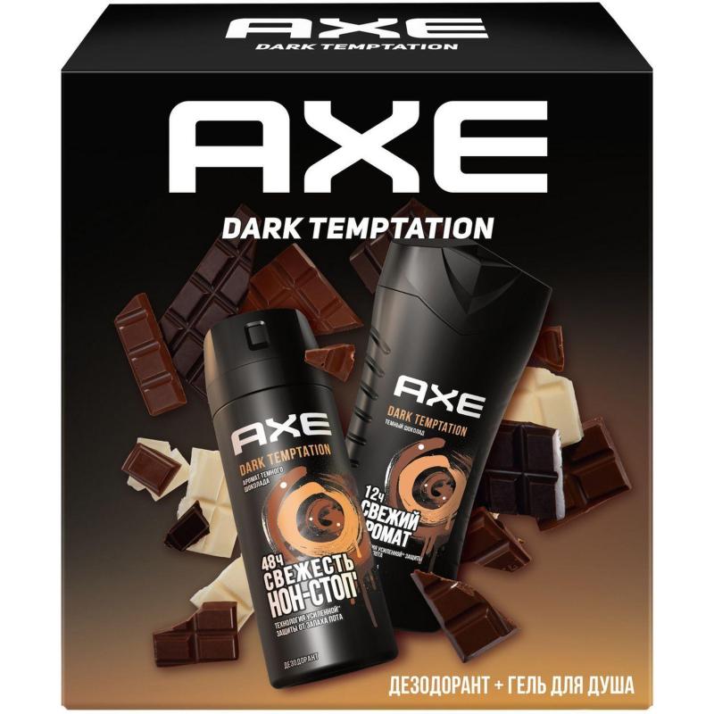 Подарочный набор Axe Dark temptation,150+250мл