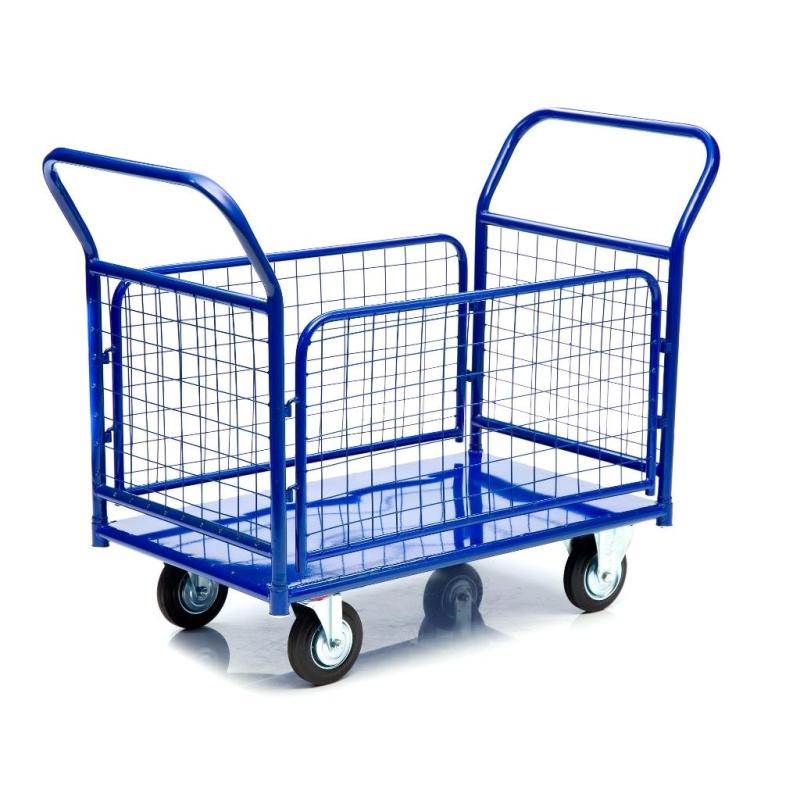 Тележка платформенная Стелла-техник КПО-300С-200-К (с бортами) (600х1000)