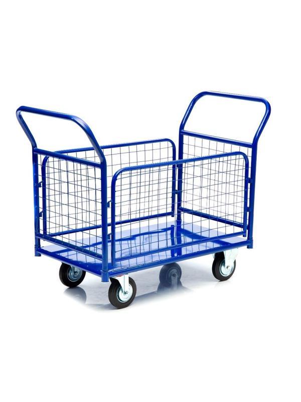 Тележка платформенная Стелла-техник КПО-300С-200-К (с бортами) (600х1000)