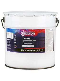 Эмаль ПФ-115 универсальная , алкидная, Krafor, 20 кг, зеленая №1
