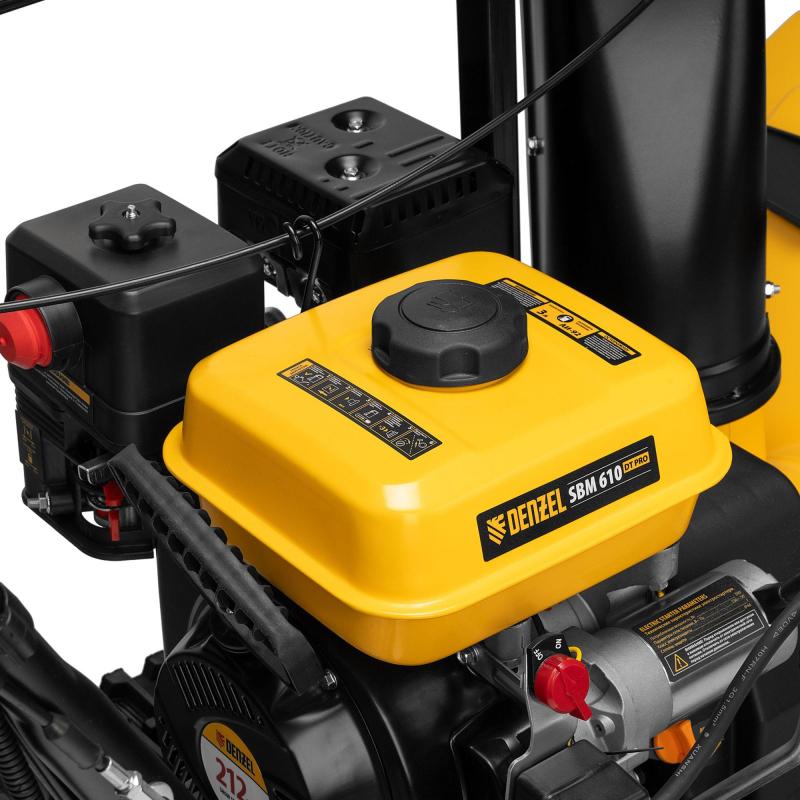 Снегоотбрасыватель Denzel SBM 610DT PRO 212cc  эл.старт