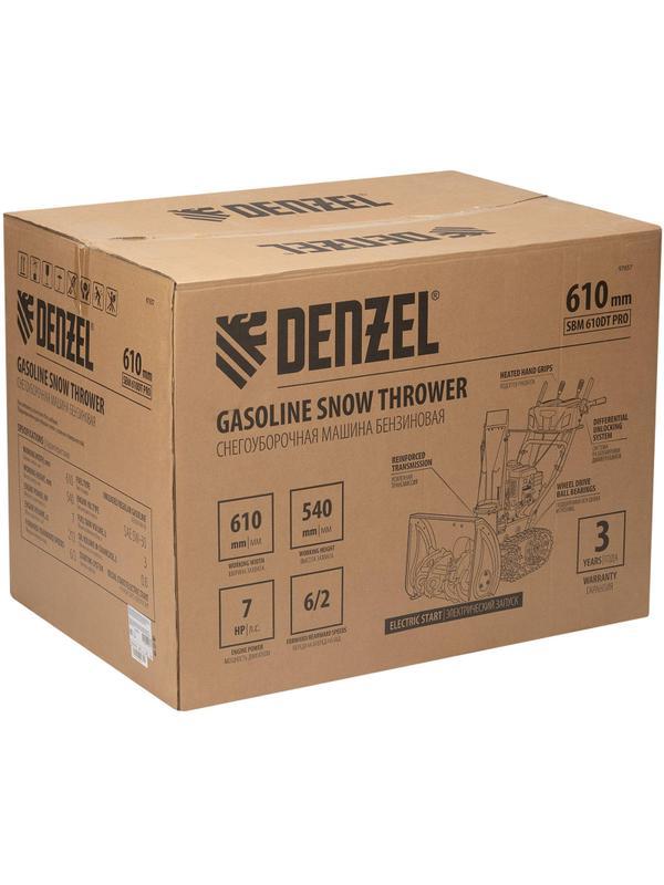 Снегоотбрасыватель Denzel SBM 610DT PRO 212cc  эл.старт