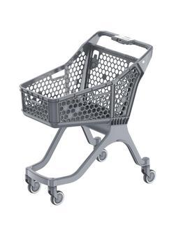 Тележка покупательская EVR_SURF S пластик. серая, задн.ст. серая RAL 7024