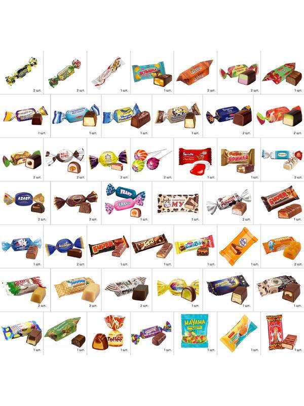 Новогодний сладкий подарок Веселая компания, рюкзак 1200 г