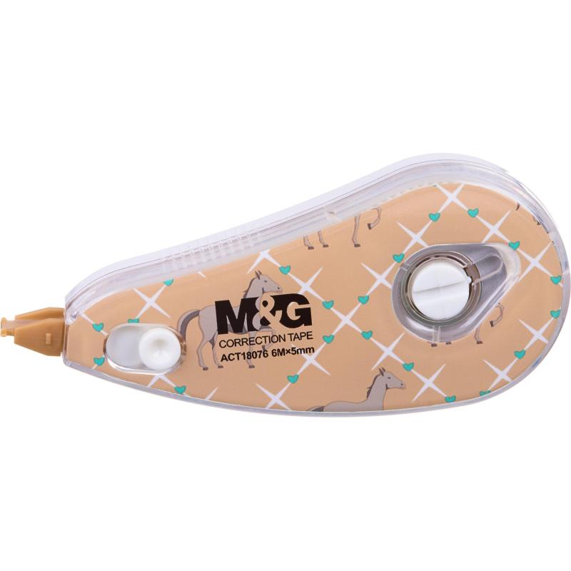 Корректирующая лента M&G Animal Planet, 5 мм x6 м, ассорти