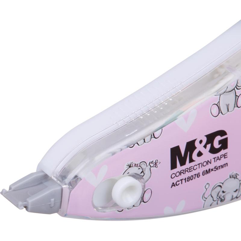 Корректирующая лента M&G Animal Planet, 5 мм x6 м, ассорти