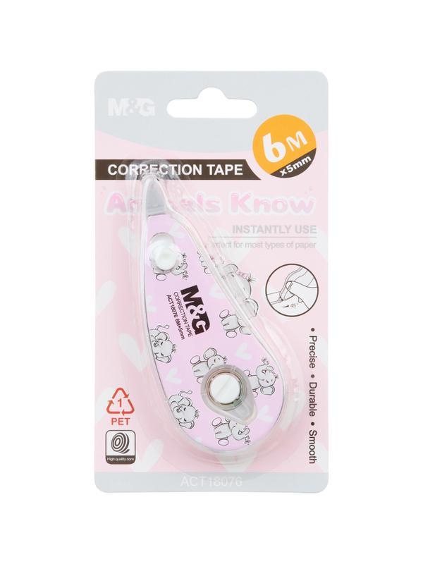 Корректирующая лента M&G Animal Planet, 5 мм x6 м, ассорти