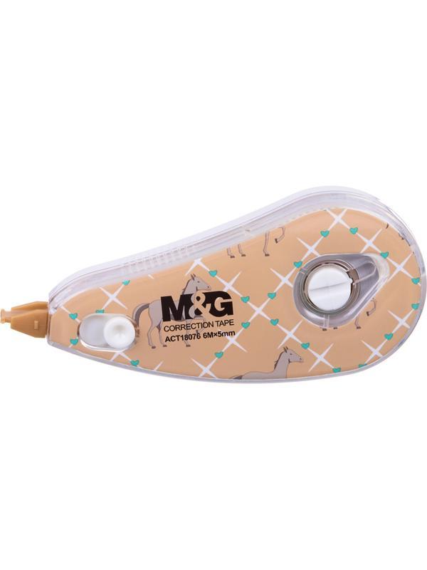 Корректирующая лента M&G Animal Planet, 5 мм x6 м, ассорти