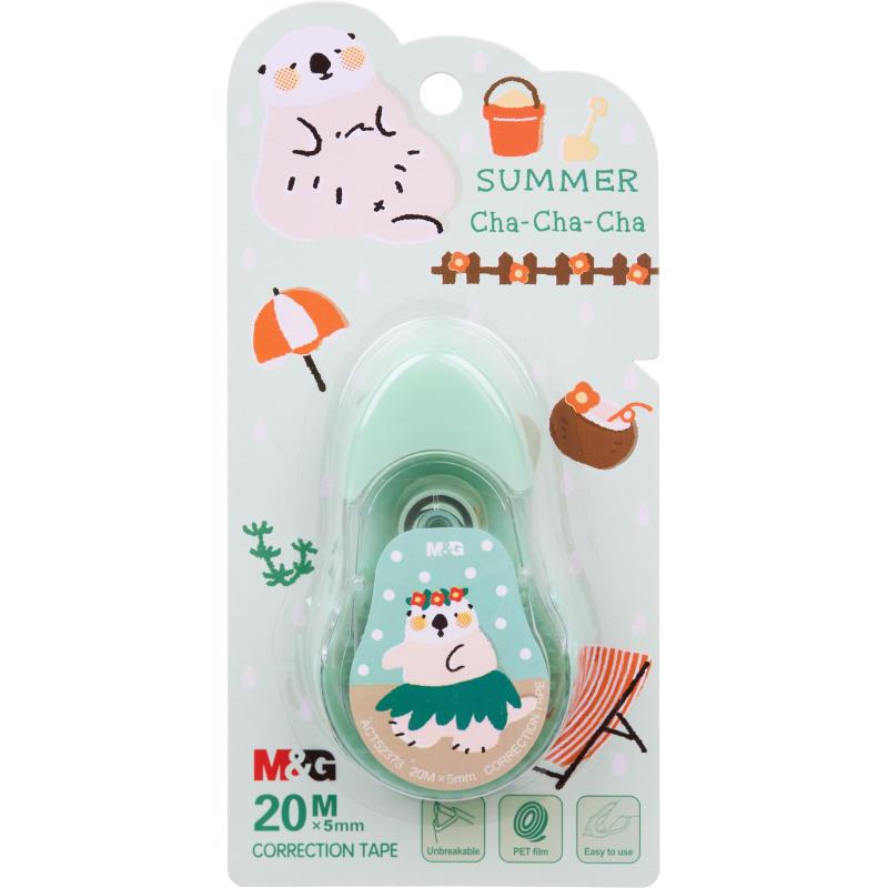 Корректирующая лента M&G Summer Cha Cha, 5 мм x 20 м, цвет в ассортименте