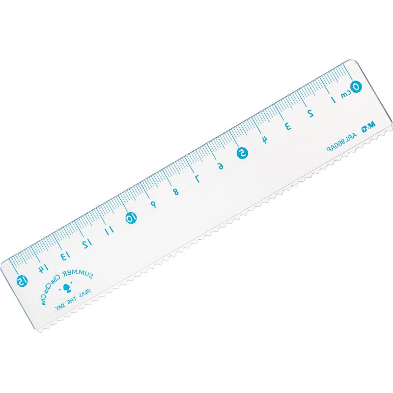 Набор чертежный M&G Summer Cha Cha (лин, транс, 2 треуг), в ПВХ конверте