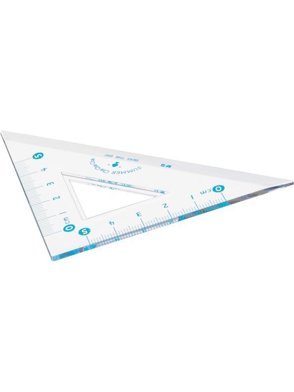 Набор чертежный M&G Summer Cha Cha (лин, транс, 2 треуг), в ПВХ конверте