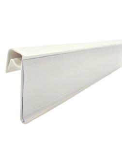 Ценникодержатель на корзин.из металл.прут. KE 39x1250мм., прозрач. 80шт/уп