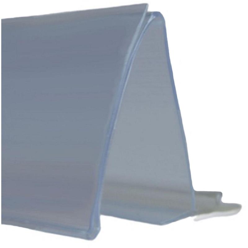 Ценникодержатель (профиль) закруг.PRO 40x1000мм., прозрач., 50шт/уп