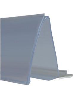 Ценникодержатель (профиль) закруг.PRO 40x1000мм., прозрач., 50шт/уп