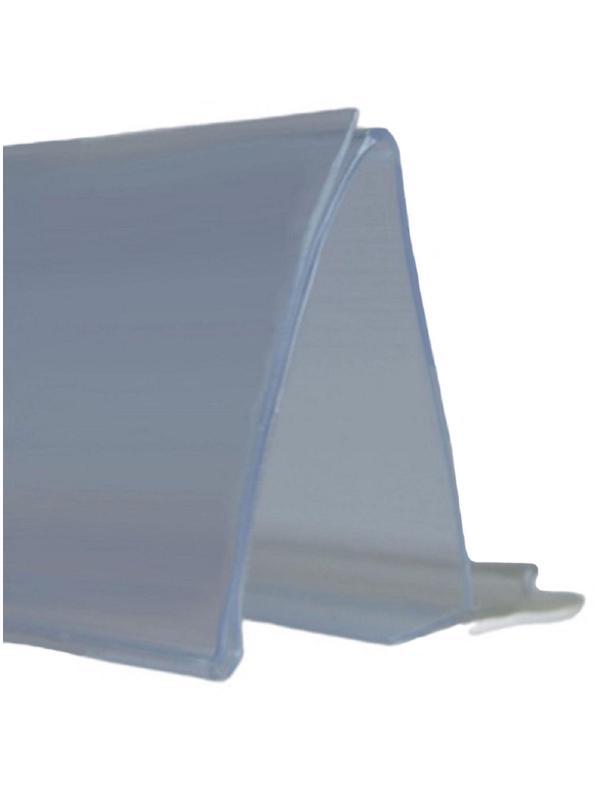 Ценникодержатель (профиль) закруг.PRO 40x1000мм., прозрач., 50шт/уп