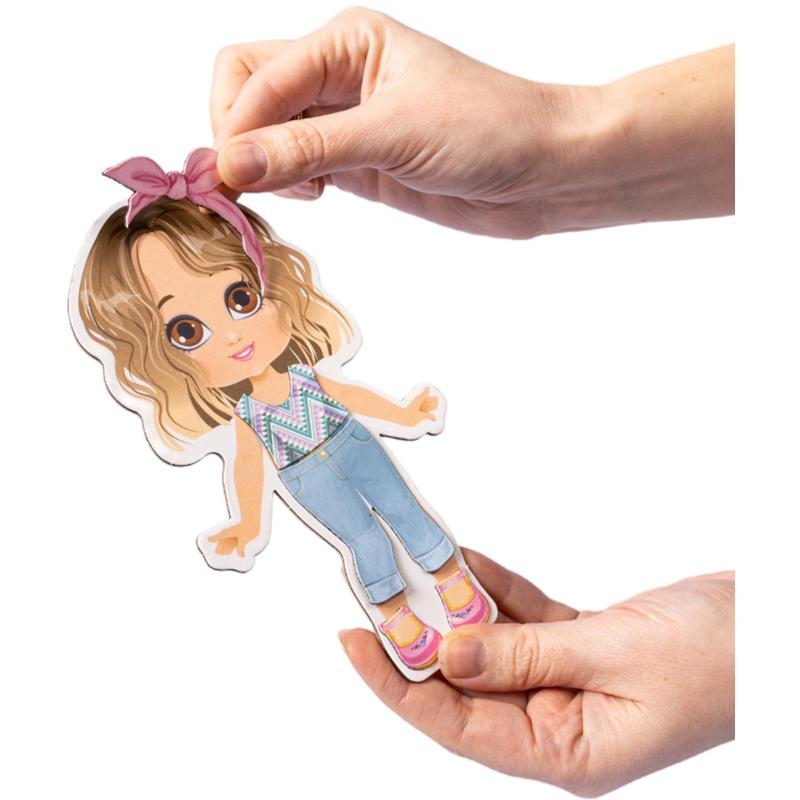 Игра развивающая магнитная Одевашки. Модная девчонка. Ксюша, 04094