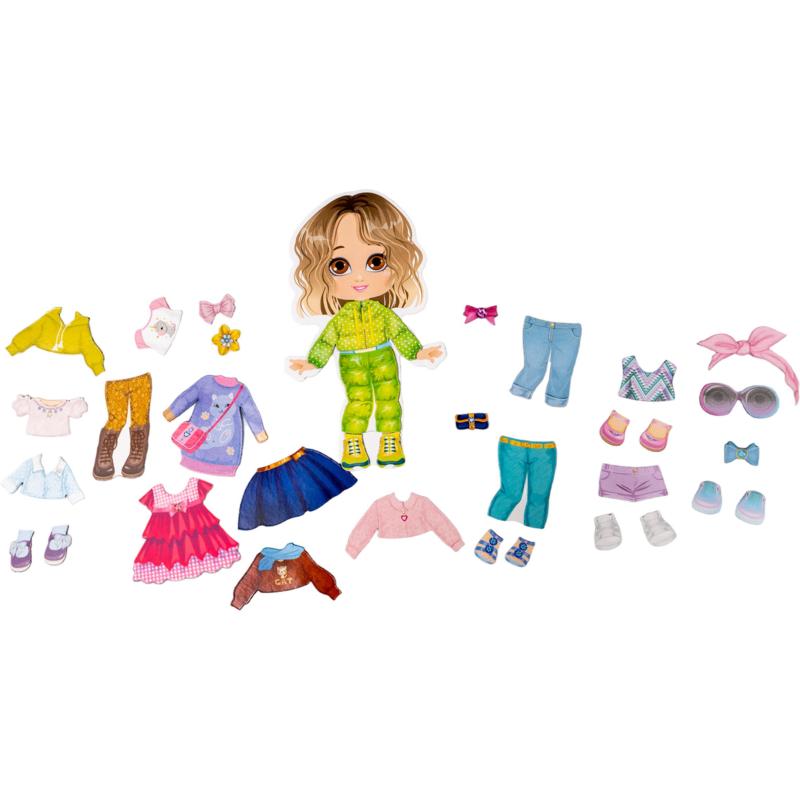 Игра развивающая магнитная Одевашки. Модная девчонка. Ксюша, 04094