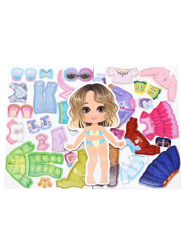 Игра развивающая магнитная Одевашки. Модная девчонка. Ксюша, 04094
