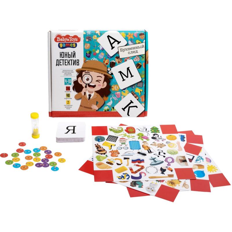 Настольная игра Юный детектив. Буквенный след -  (добавить 05243)