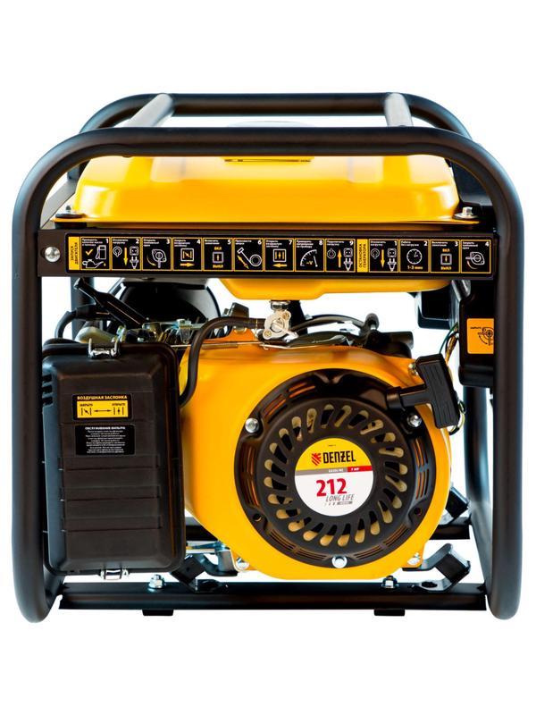 Генератор бензиновый Denzel PS-25, 2,5 кВт, 230В