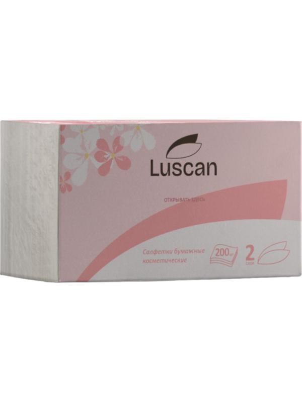 Салфетки косметические в пленке LUSCAN 2сл. 200 листов