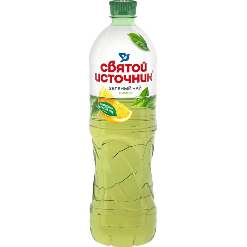 Чай холодный Святой Источник зеленый, лимон негаз ПЭТ 0,5л