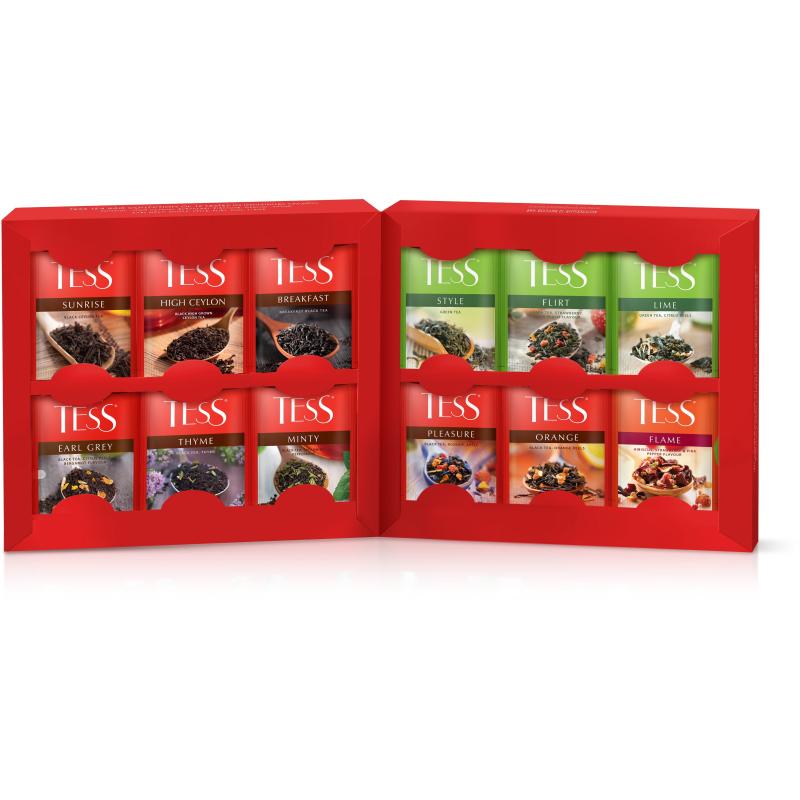 Чай Tess Happy Holidays эксклюзивная коллекция ассорти, 48 пак (1499-10)