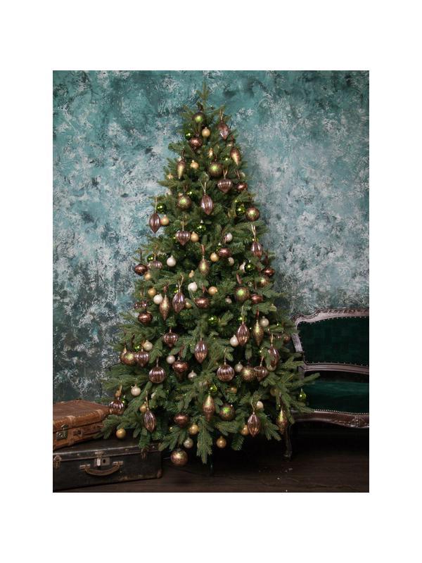 Елка искусственная Валерио Премиум 1,8 м литая резина/ПВХ, зеленая 300-470