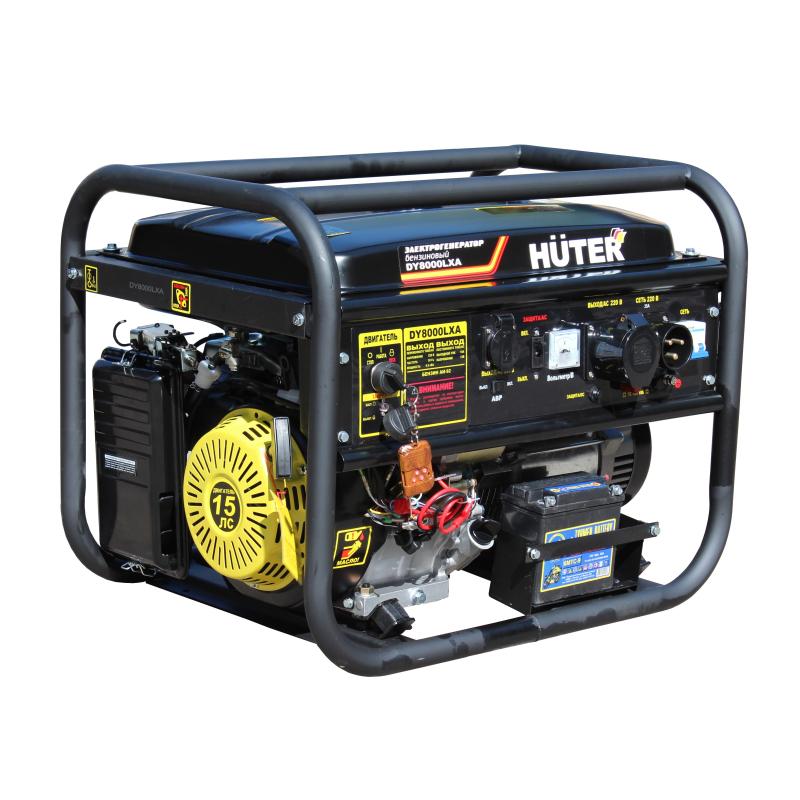 Генератор бензиновый HUTER DY8000LXA, 6.5кВт, автозапуск (64/1/30)