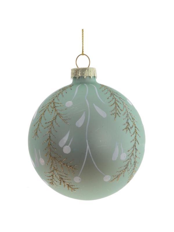 Шар новогодний, D 7.5 см, L7,5 W7,5 H8,5 см, 809664