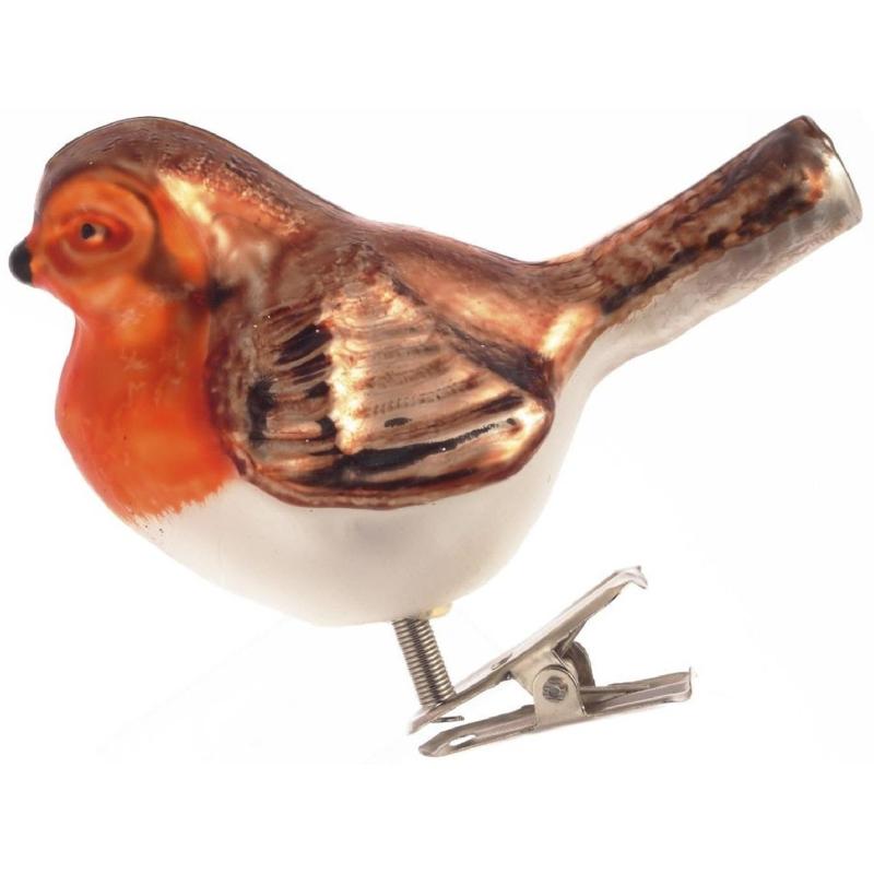 Игрушка НГ на прищепке Птичка L8 W5 H8см,4в.,719816
