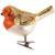 Игрушка НГ на прищепке Птичка L8 W5 H8см,4в.,719816