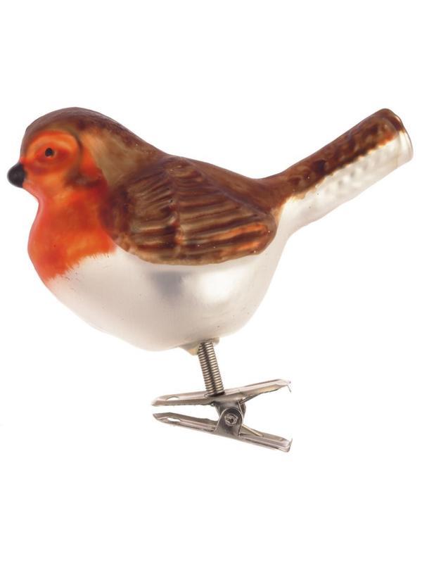 Игрушка НГ на прищепке Птичка L8 W5 H8см,4в.,719816
