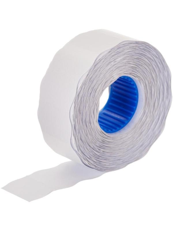 Этикет-лента 26х16 белая волна 1000 шт/рул, 10 рул/уп