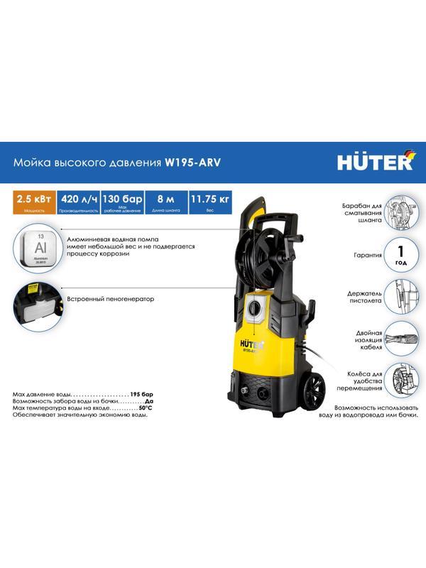 Мойка высокого давления Huter W195-ARV (70/8/16)