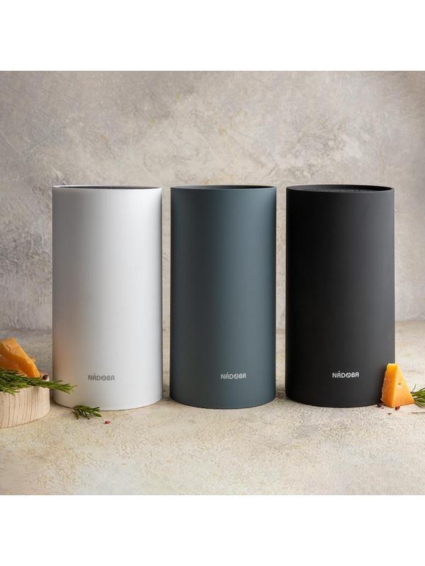 Подставка для ножей блок универсальный, черный, RAFA (724011)