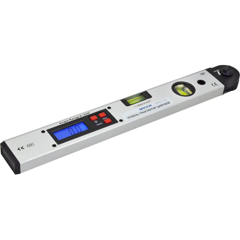 Угломер цифровой с пузырьковым уровнем МЕГЕОН 77225