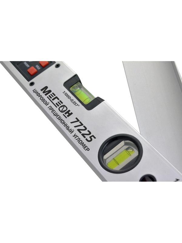 Угломер цифровой с пузырьковым уровнем МЕГЕОН 77225