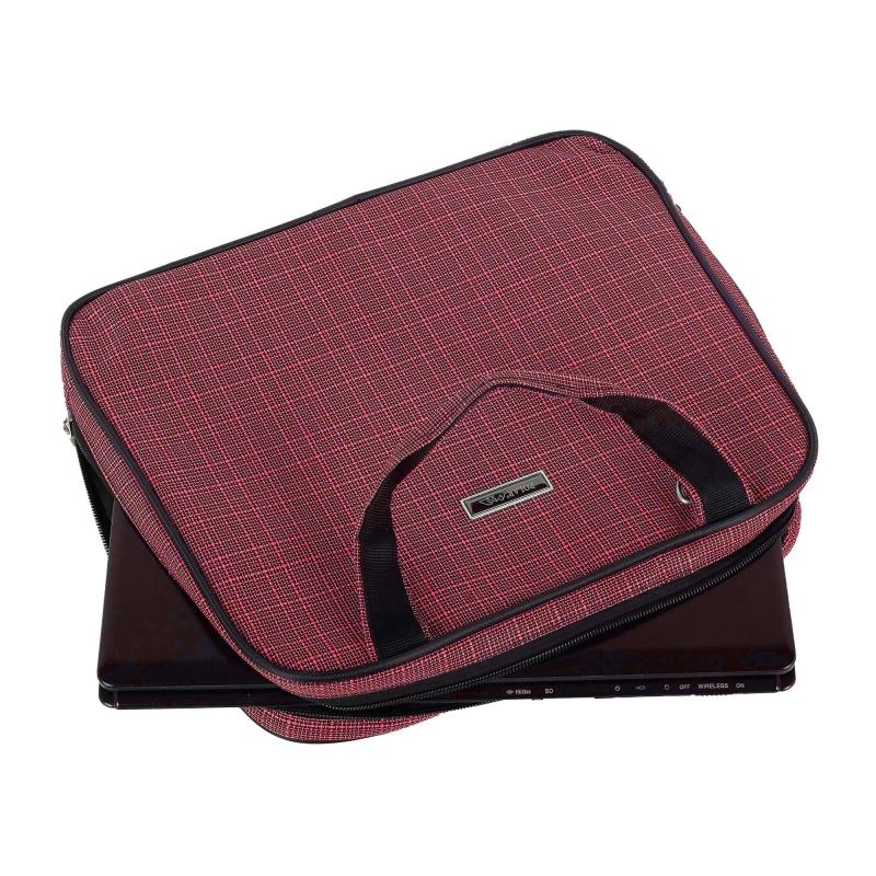 Сумка-папка деловая, бордовая, арт. П7118      