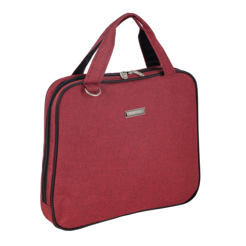 Сумка-папка деловая, бордовая, арт. П7118      
