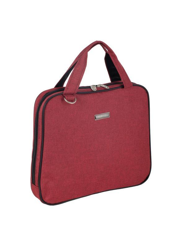 Сумка-папка деловая, бордовая, арт. П7118      