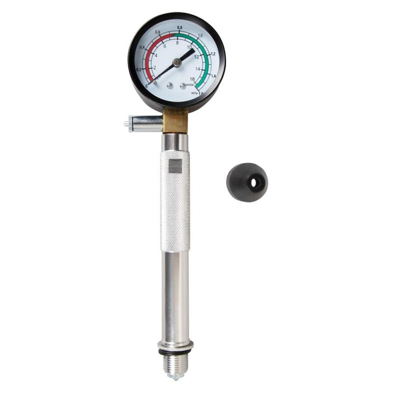 Манометр (компрессометр) 16 Атм. Для бензин., двиг. KRAFT KT 831014