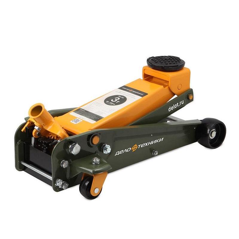 Домкрат подкатной 3 тонны, 130-508 мм Дело Техники 904336