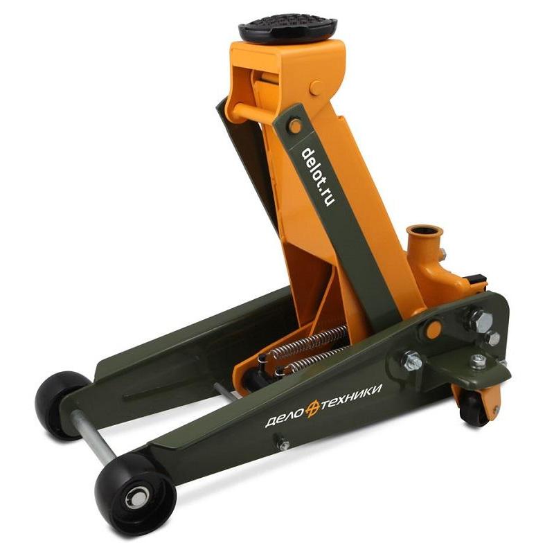 Домкрат подкатной 3 тонны, 130-508 мм Дело Техники 904336