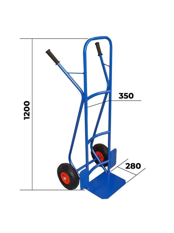 Тележка грузовая Стелла-техник КГ-3 пневмо 255 грузоподъемность 200кг